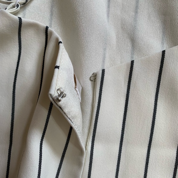 Wayf Black and White Striped Crop Camisole - Picture 6 of 9